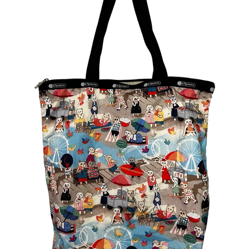 Lesportsac Womens Medium Cat Lovers Tote Bag - Picture 7 of 12